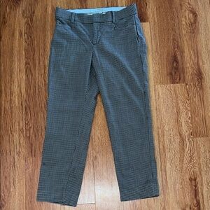 Banana Republic Black and White Checkered Women's Pants